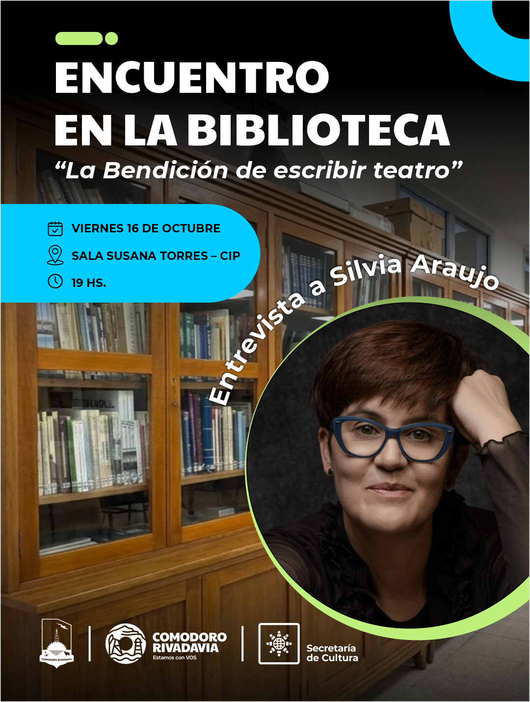 ENCUENTRO EN LA BIBLIOTECA con SILVIA ARAUJO