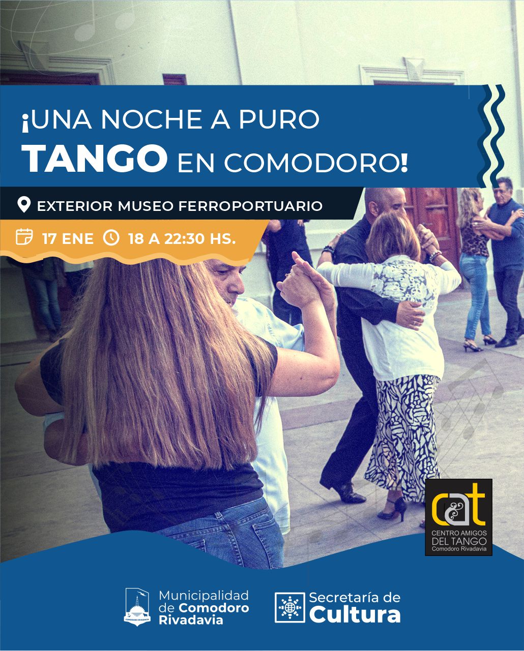 Una noche a puro tango en Comodoro