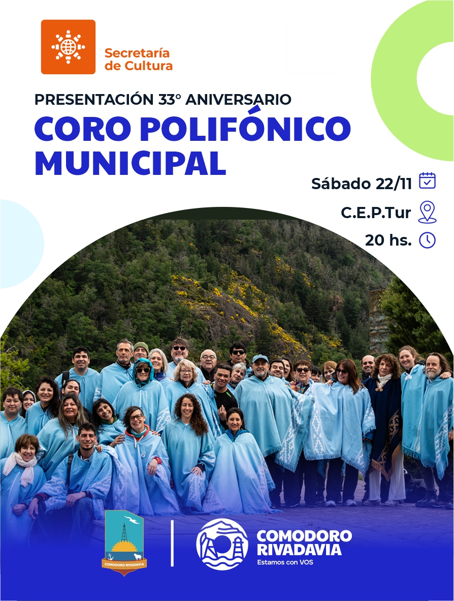 33 años de armonía: concierto Aniversario del Coro Polifónico Municipal