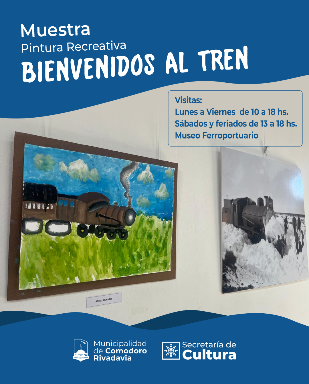 Muestra “Bienvenidos al tren”