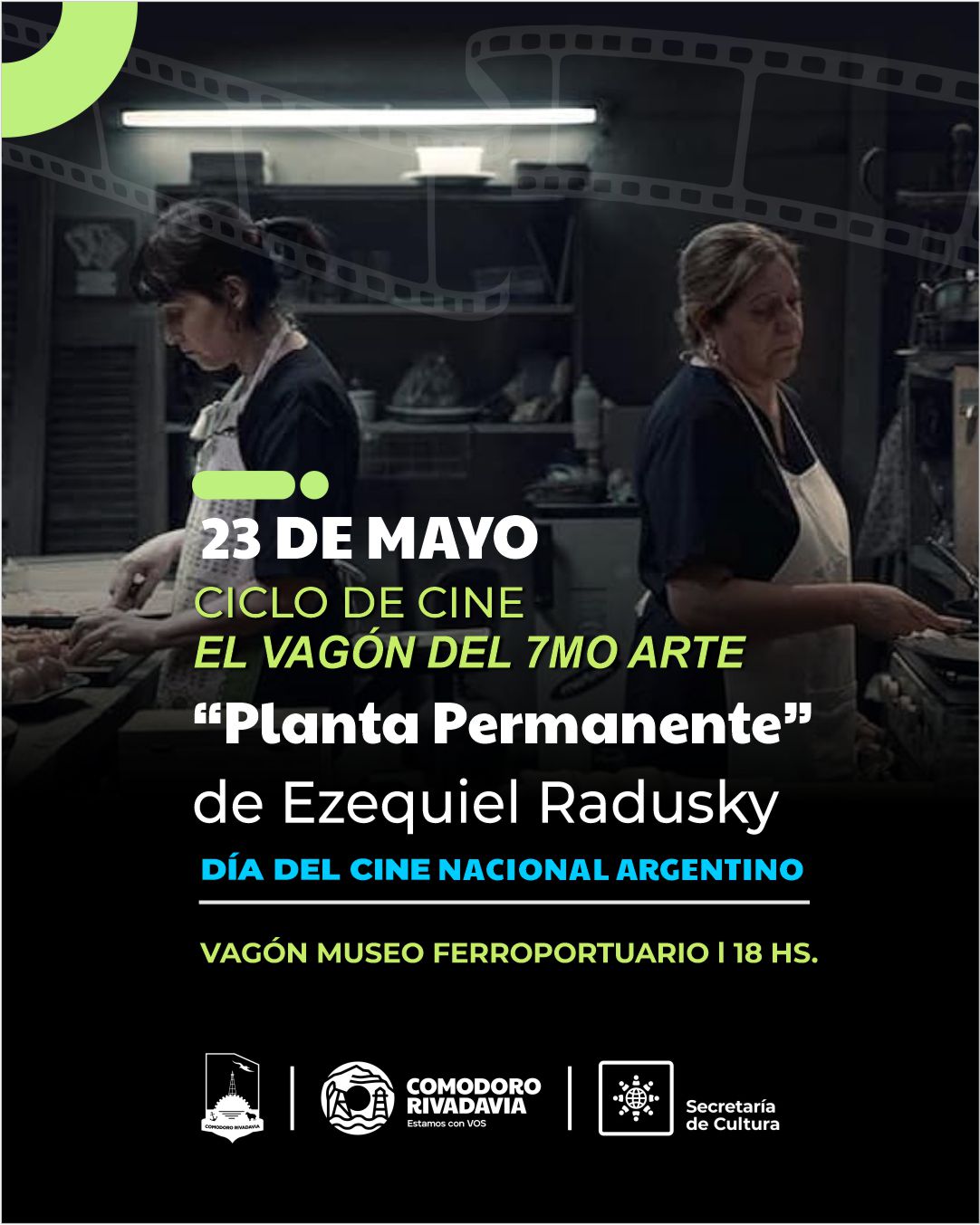  VAGÓN DEL 7MO ARTE – ESPECIAL “DÍA DEL CINE NACIONAL ARGENTINO” 