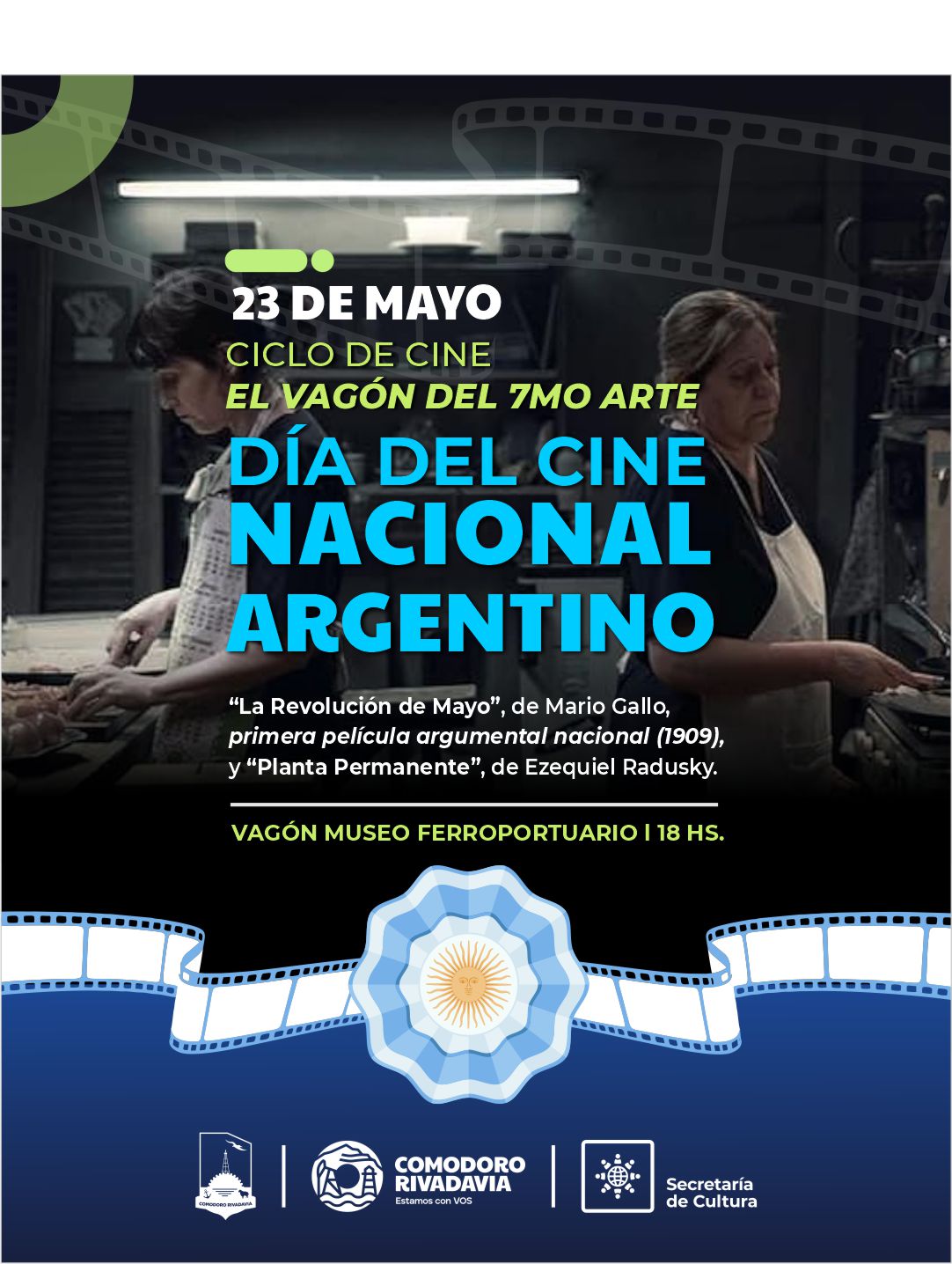 VAGÓN DEL 7MO ARTE – ESPECIAL “DÍA DEL CINE NACIONAL ARGENTINO”