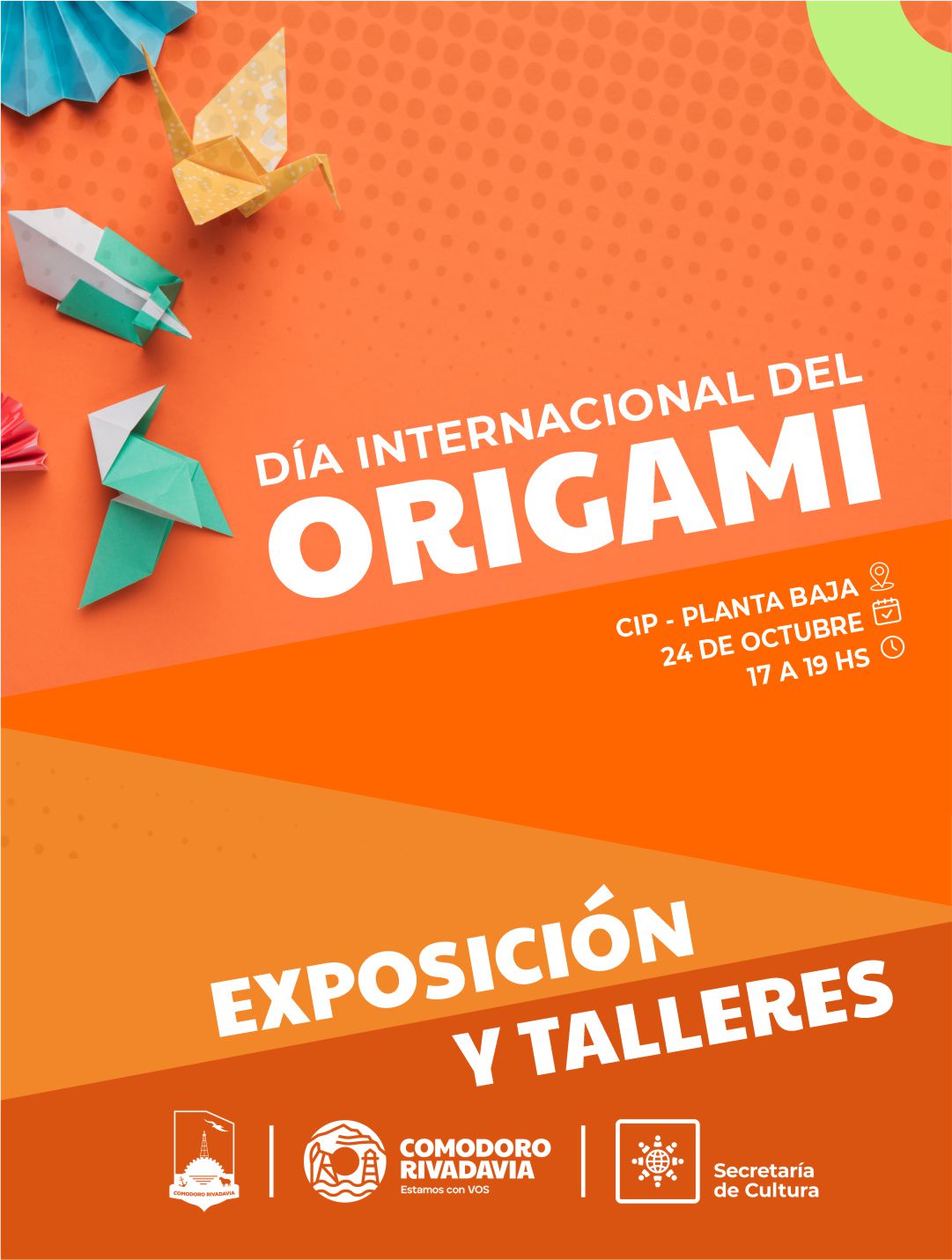 ¡Celebramos el Día Internacional del Origami con Expo y talleres! 