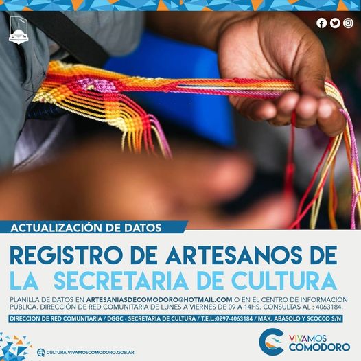 /CERRADA/ Convocatoria Registro de Artesanos de Secretaría de Cultura