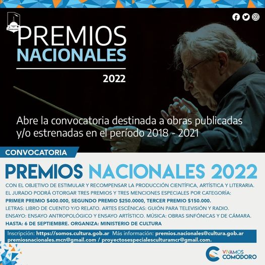 /CERRADA/ Convocatoria a Premios Nacionales 2022