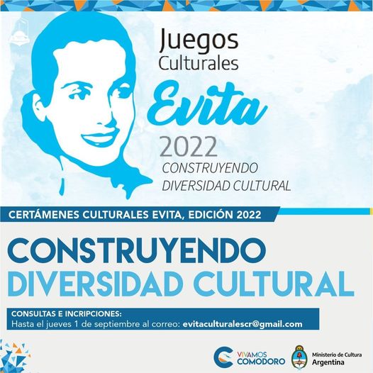 /CERRADA/ Convocatoria Certámenes Culturales Evita 2022