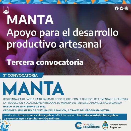 /CERRADA/ Convocatoria MANTA