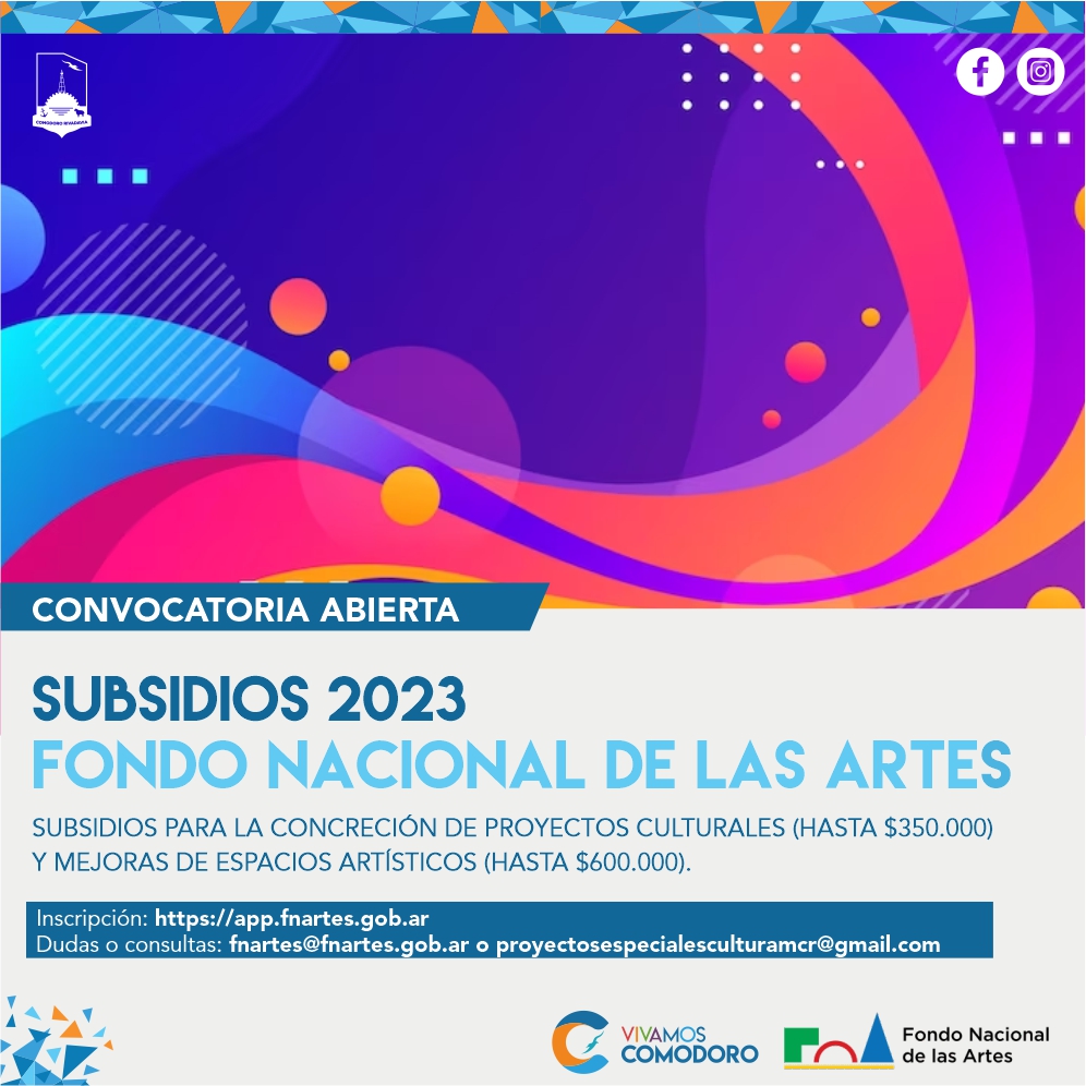 /ABIERTA/ Subsidios Fondo Nacional de las Artes