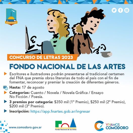 /CERRADA/ Concurso de Letras 2023 del Fondo Nacional de las Artes