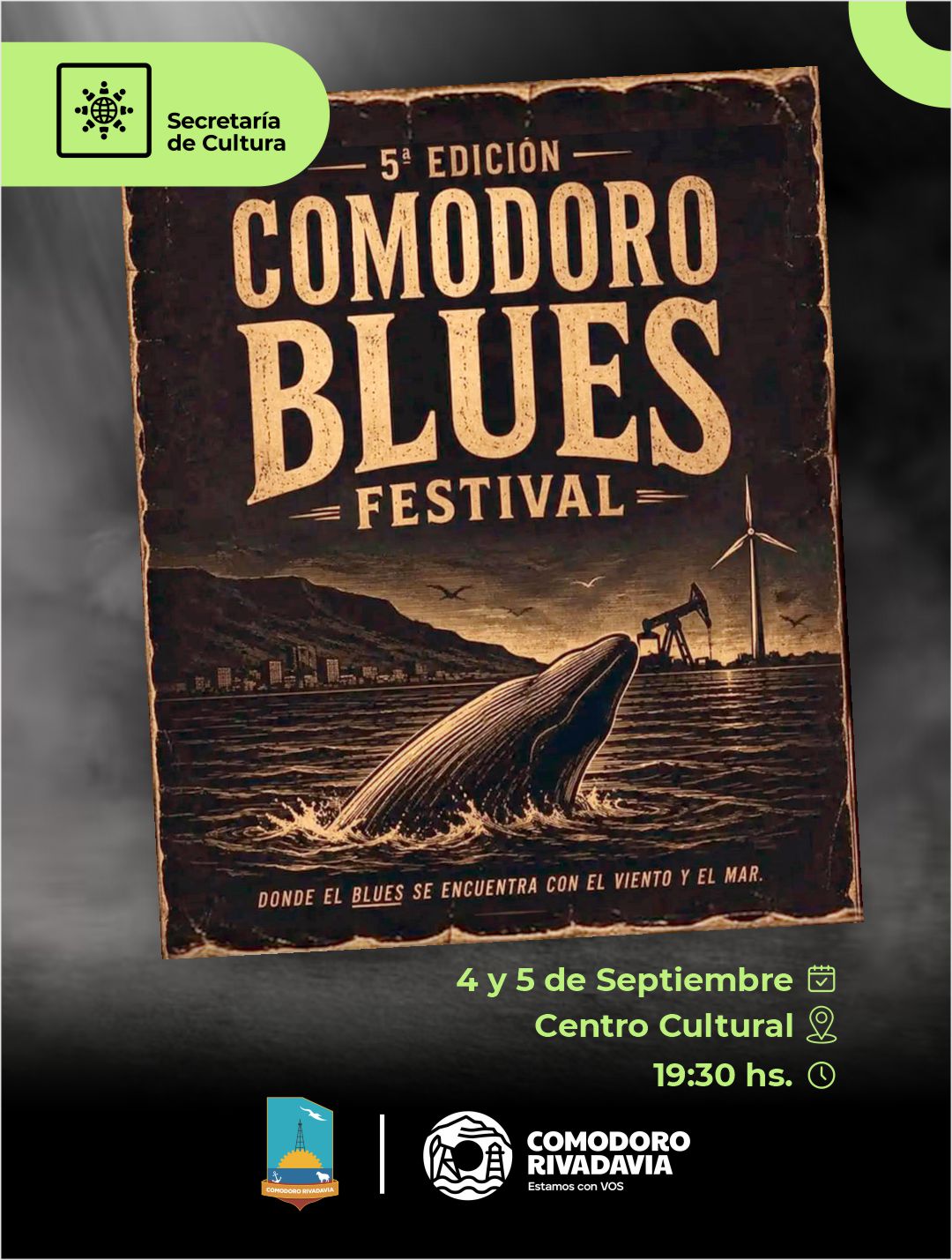 El V Festival de Blues de Comodoro llega con todo