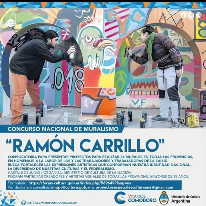 /CERRADA/ Concurso Nacional de Muralismo “Ramón Carrillo”