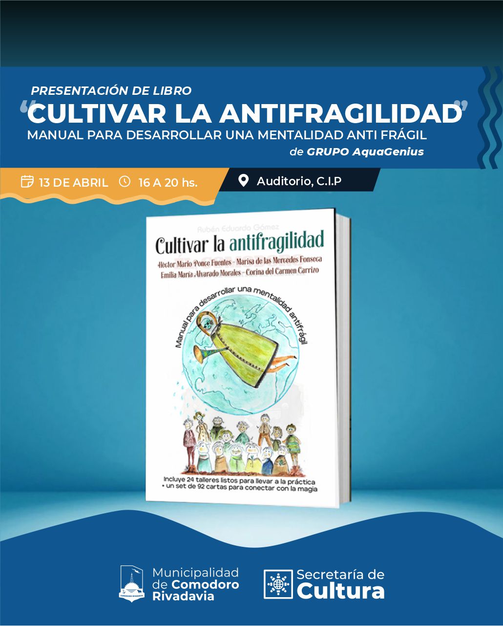 Presentación del libro "CULTIVAR LA ANTIFRAGILIDAD" del grupo AquaGenius