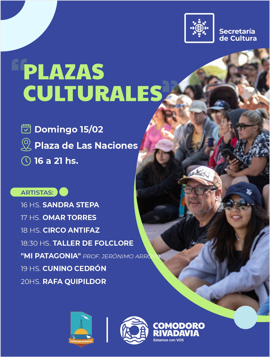 ¡Domingo de Plaza Cultural en la Plaza de las Naciones!