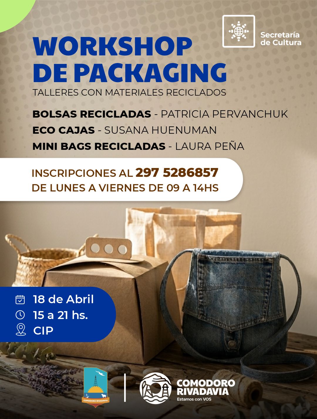 Jornada de Creación Sustentable: Packaging con Materiales Reciclados