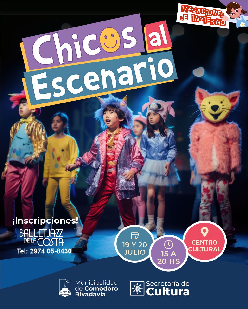 ¡CHICOS AL ESCENARIO!