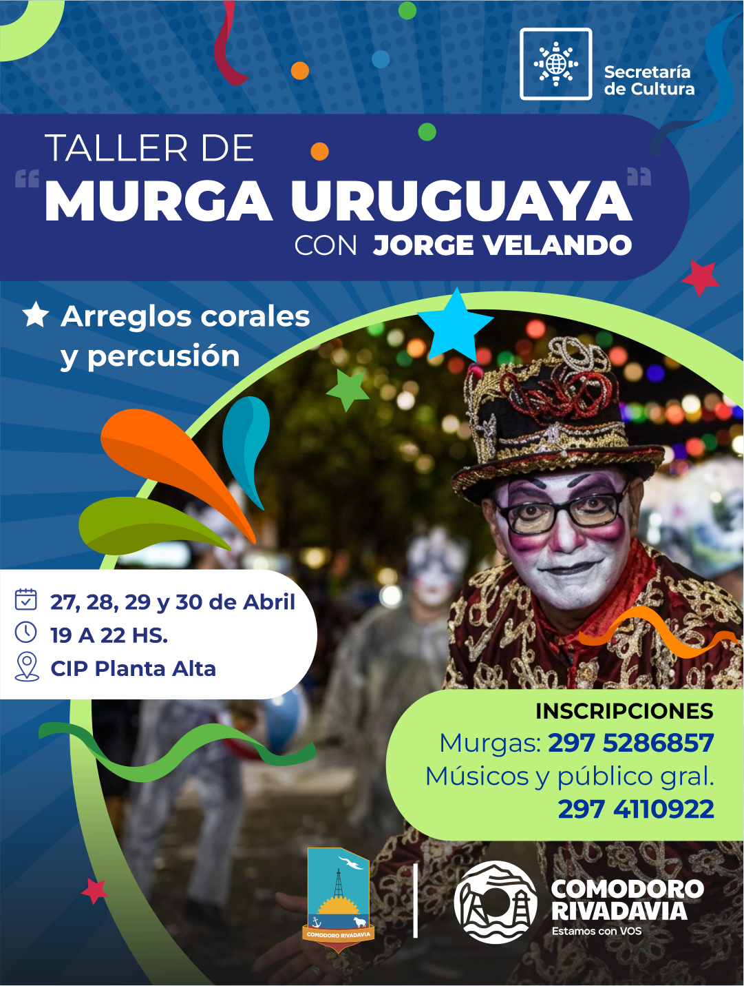 ¡El carnaval uruguayo llega a Comodoro!