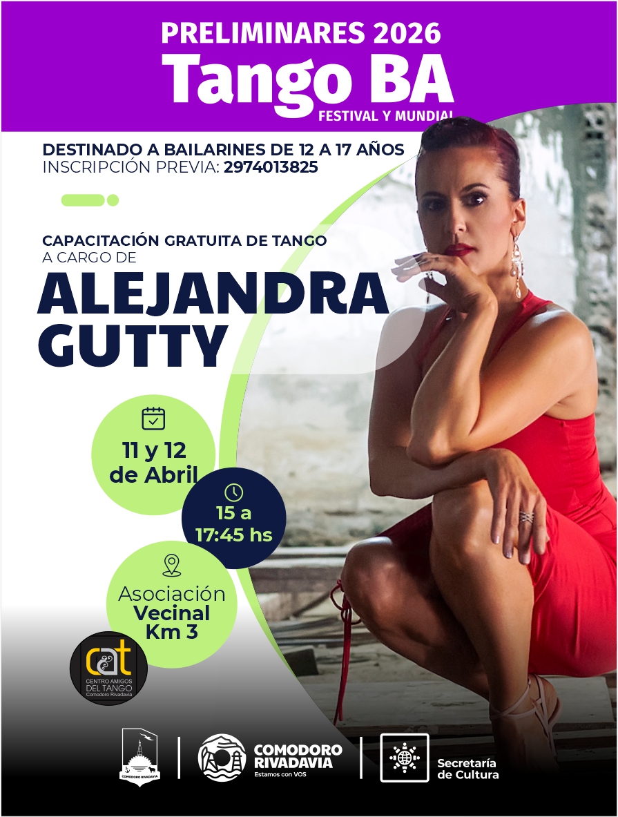 SEMINARIOS  DE TANGO A CARGO DE ALEJANDRA GUTTY 