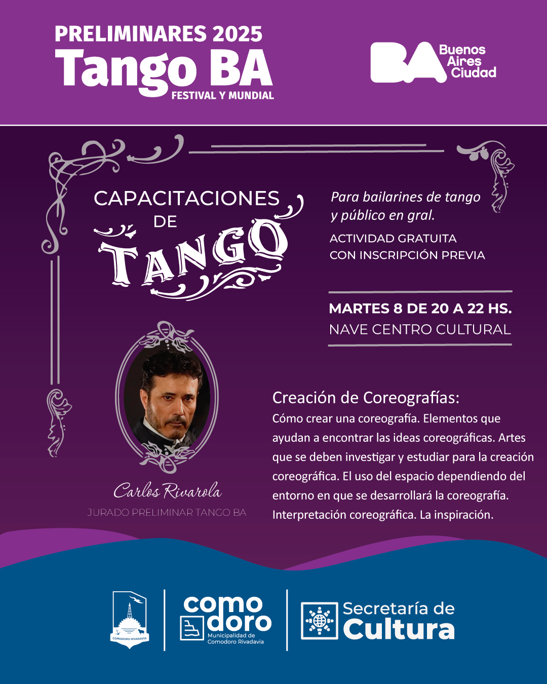 CAPACITACIÓN DE TANGO: Creación de Coreografías
