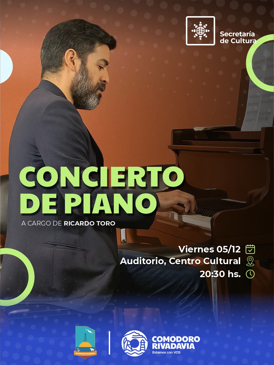 Concierto de paino: Ricardo Toro