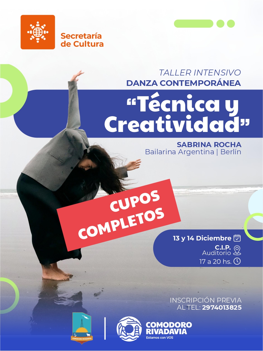 Taller Intensivo de Danza Contemporánea con Sabrina Rocha