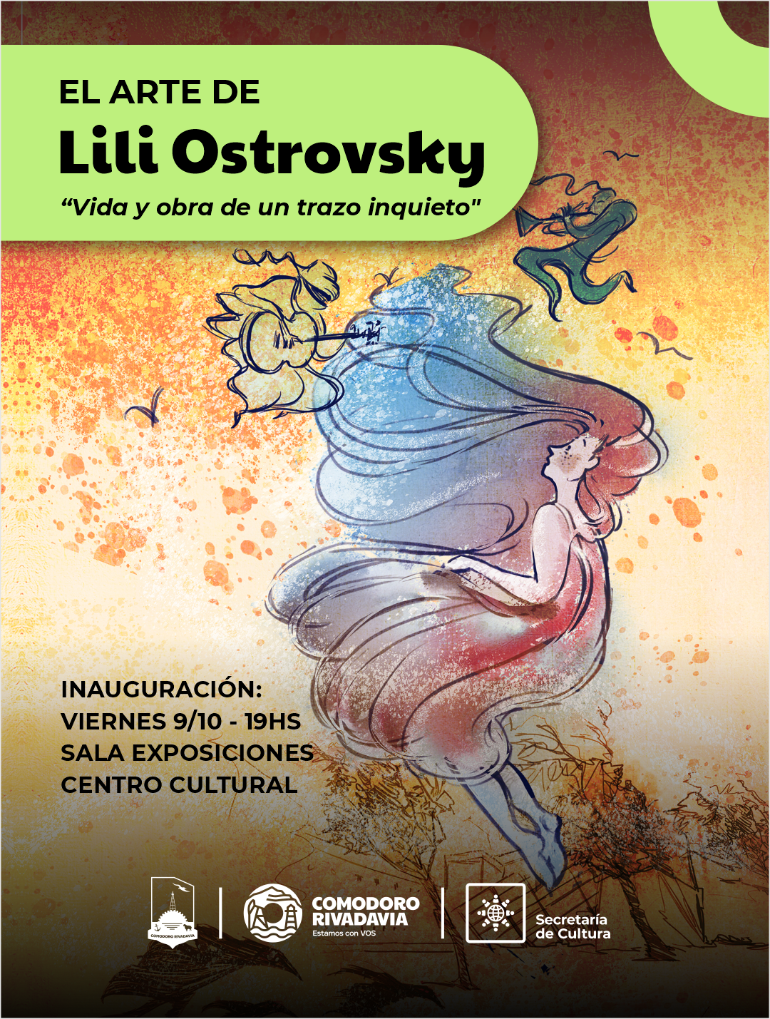 "VIDA Y OBRA DE UN TRAZO INQUIETO" EL ARTE DE LILIANA OSTROVSKY