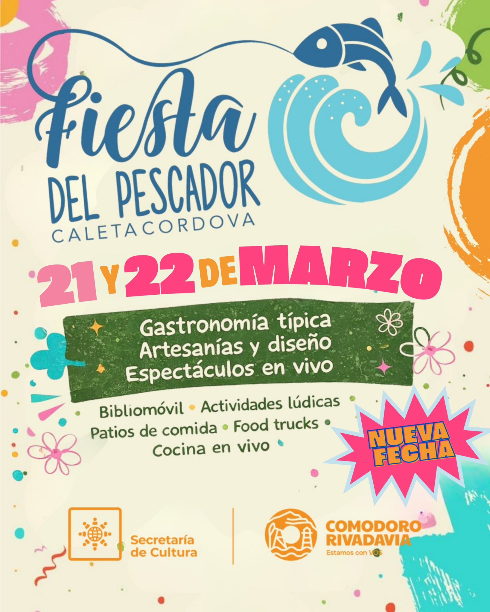 Nueva fecha Fiesta del Pescador en Caleta Córdova