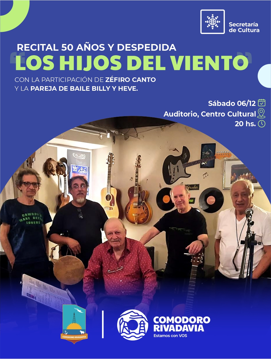 Concierto 50 años "LOS HIJOS DEL VIENTO"