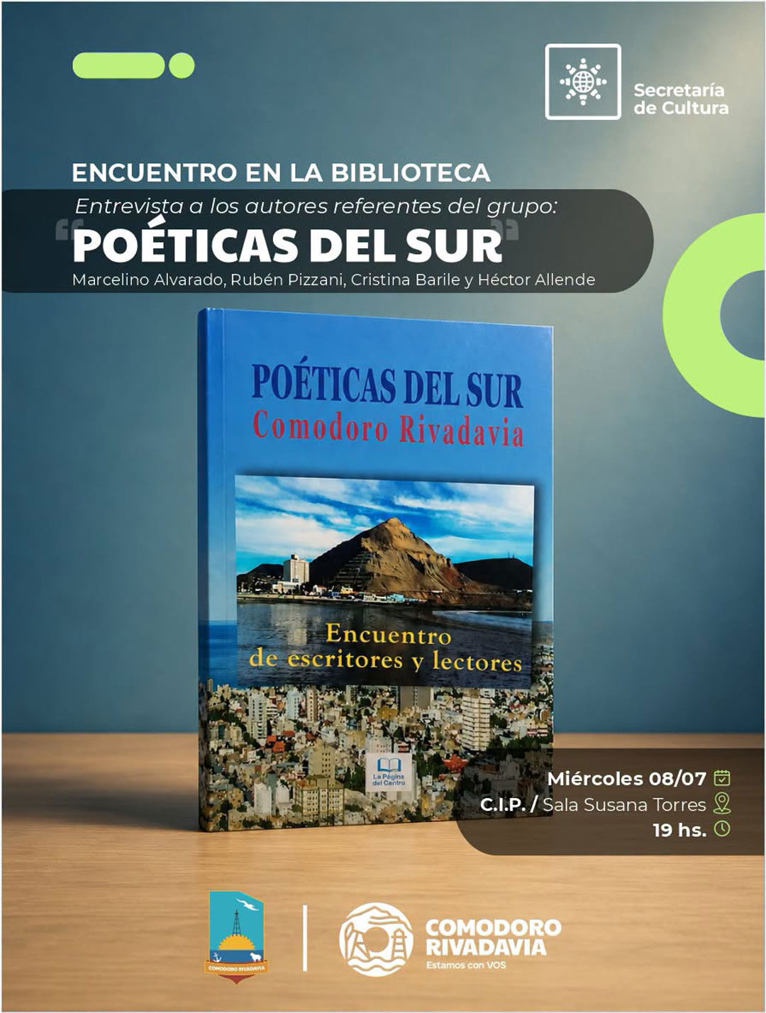 Encuentro literario en el CIP