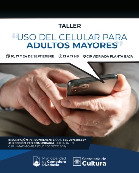 Taller: Uso del celular para adultos mayores