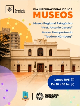 Comodoro se suma al Día Internacional de los Museos