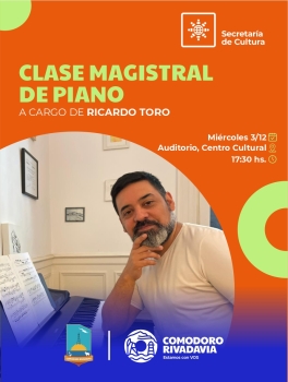 Master Class de piano por Ricardo Toro