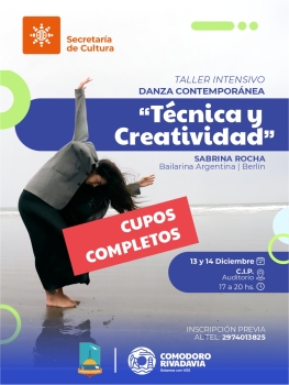Taller Intensivo de Danza Contemporánea con Sabrina Rocha